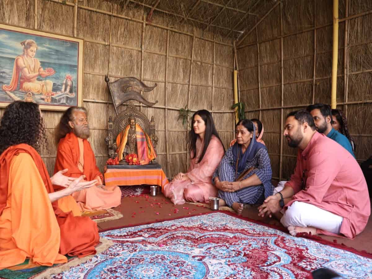 Katrina Kaif, mother-in-law Veena Kaushal visit Maha Kumbh in Prayagraj