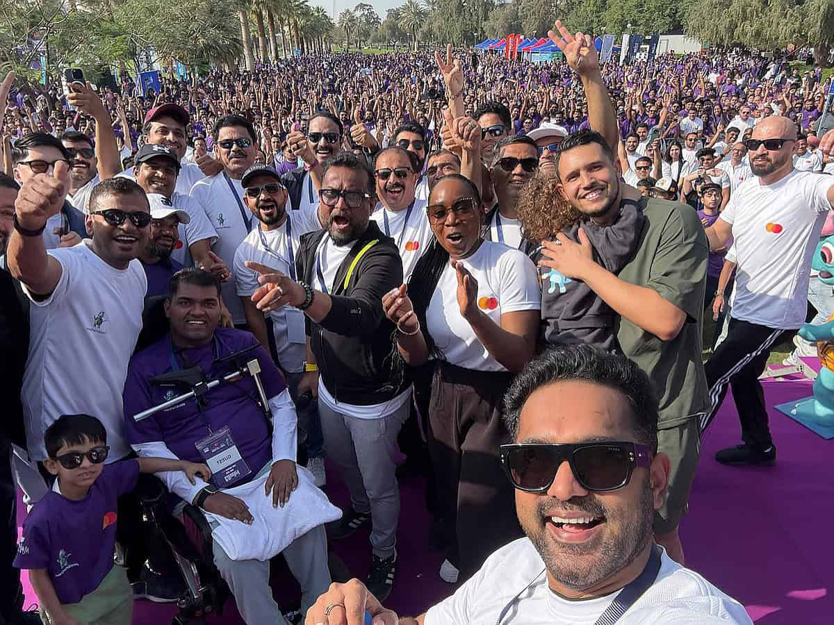Malayalam actor Asif Ali leads Lulu Walkathon 2025 in Dubai