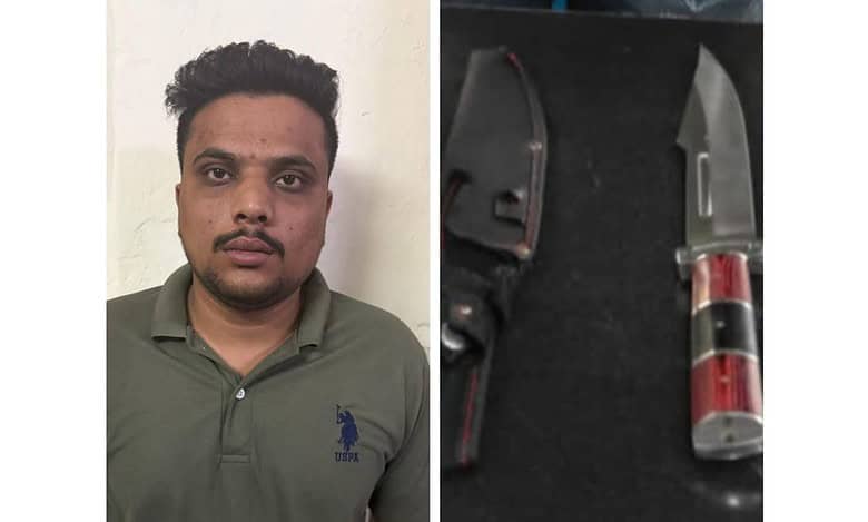 Hyderabad: Wanted man carrying knife held in Falaknuma
