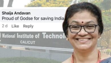 NIT Calicut professor who praised Godse made Dean
