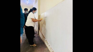 Wipro staff volunteers to paint Osmania General Hospital in Hyderabad
