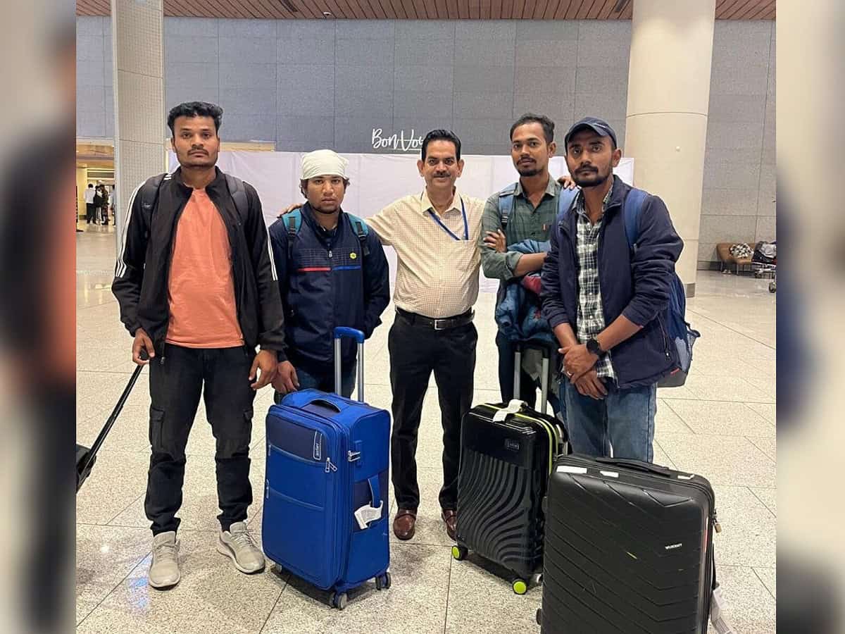 Four migrant workers from Odisha stranded in Oman return home