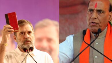 Rahul Gandhi and Rajnath Singh