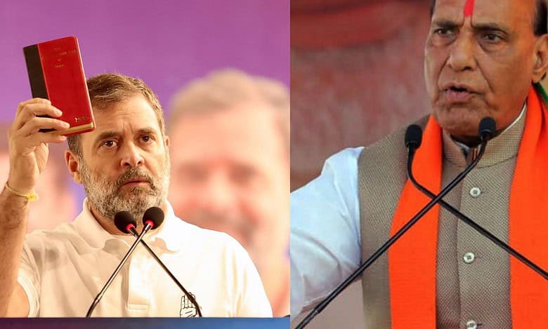 Rahul Gandhi and Rajnath Singh