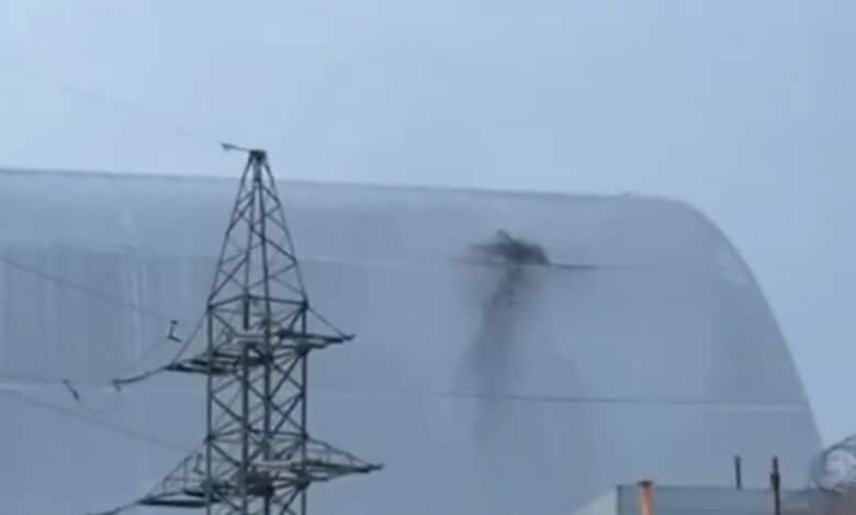 'Russian drone' strikes Chernobyl Nuclear disaster zone