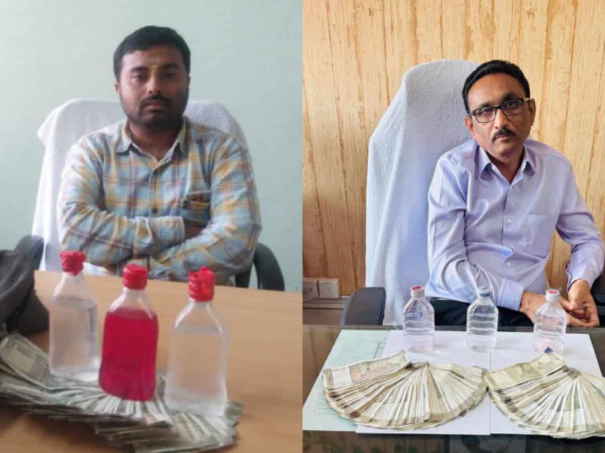 Telangana ACB nabs 2 govt officials for accepting bribes over Rs 1L