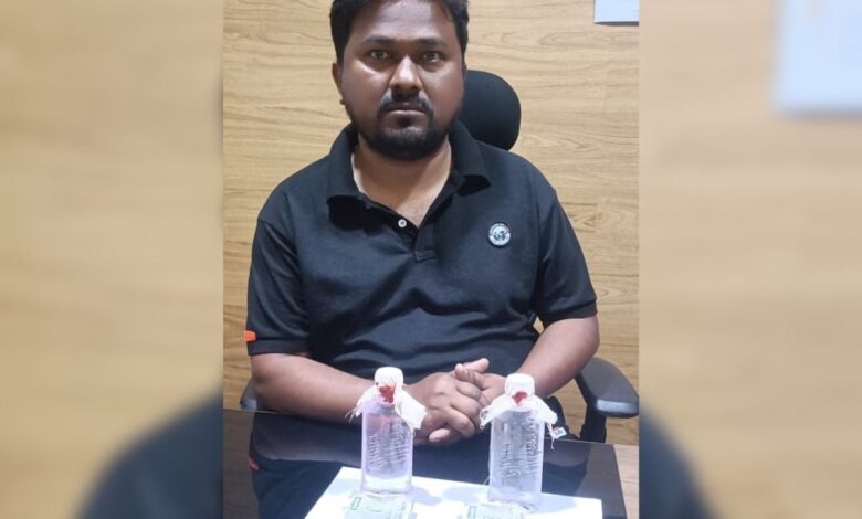 Telangana BC commission worker caught red handed taking Rs 1L bribe