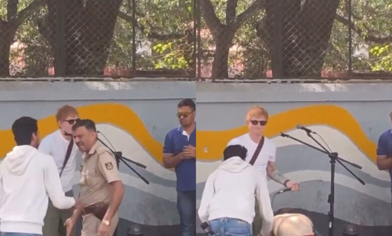 Ed Sheeran’s street performance unplugged by irate Bengaluru cop