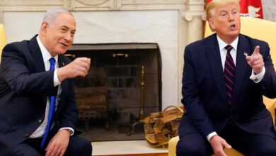 Donald Trump and Benjamin Netanyahu