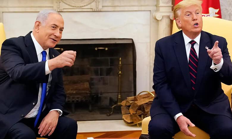 Donald Trump and Benjamin Netanyahu