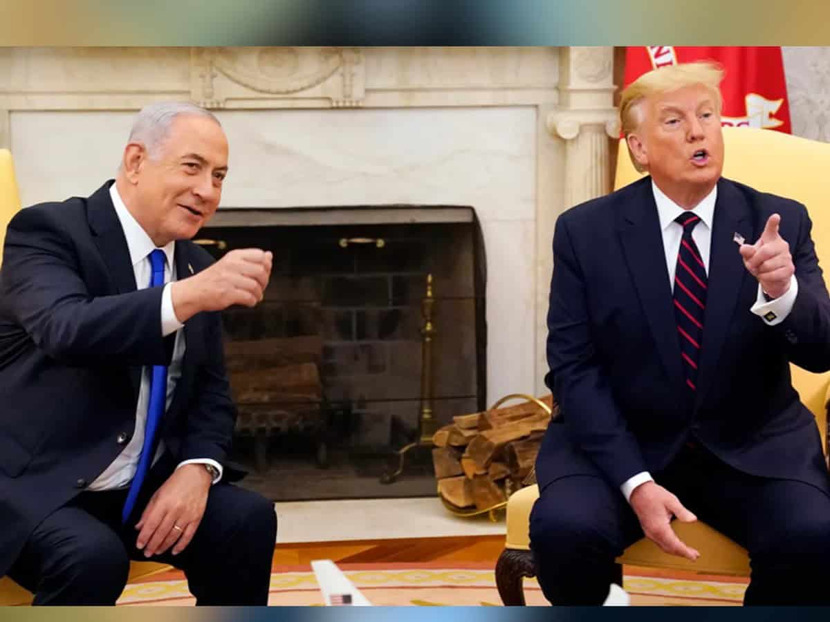 Donald Trump and Benjamin Netanyahu