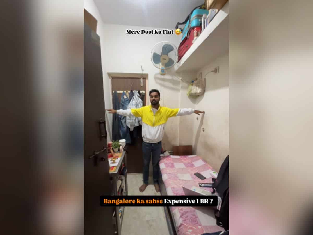 ‘Balcony me hi Bedroom hai’: Internet reacts to smallest Rs 25K room in Bengaluru