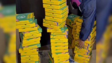 Video: Woman sends 100 pizzas to former boyfriend on Valentine's Day