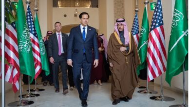 US Secretary of State Marco Rubio arrived in Riyadh