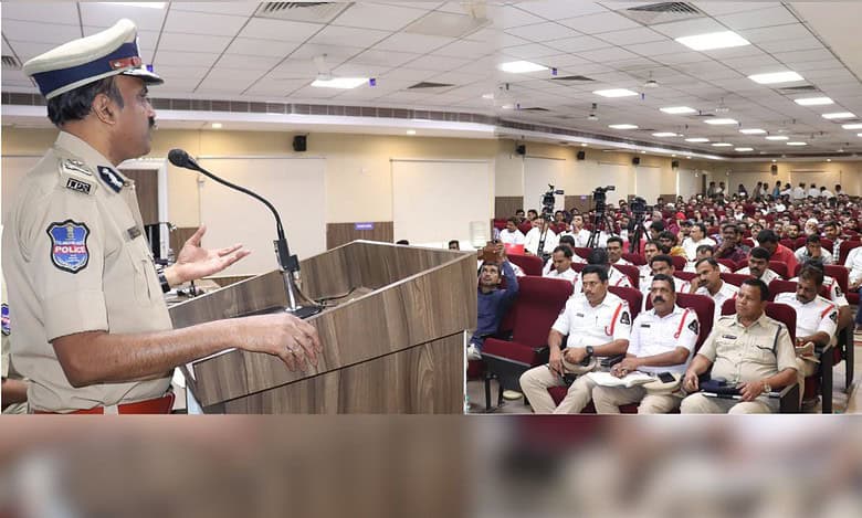 Hyderabad traffic police conducts awareness programme on vehicle modifications