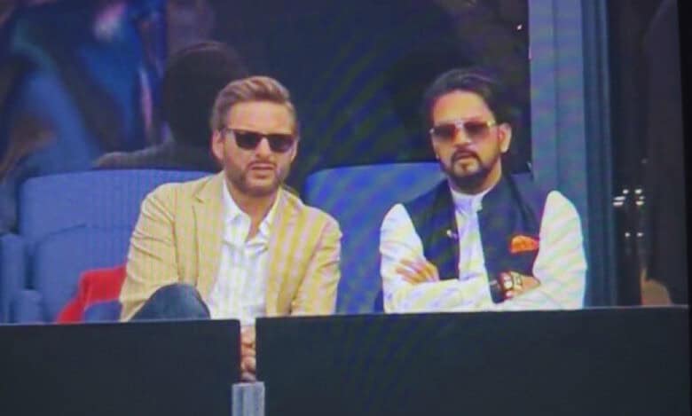 BJP leader Anurag Thakur faces backlash after viral photo with Shahid Afridi