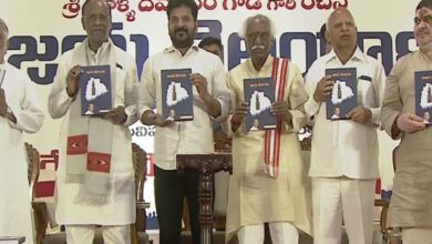 Revanth Reddy says it was because of T Devender Reddy that Pranahitha-Chevella project was taken up.