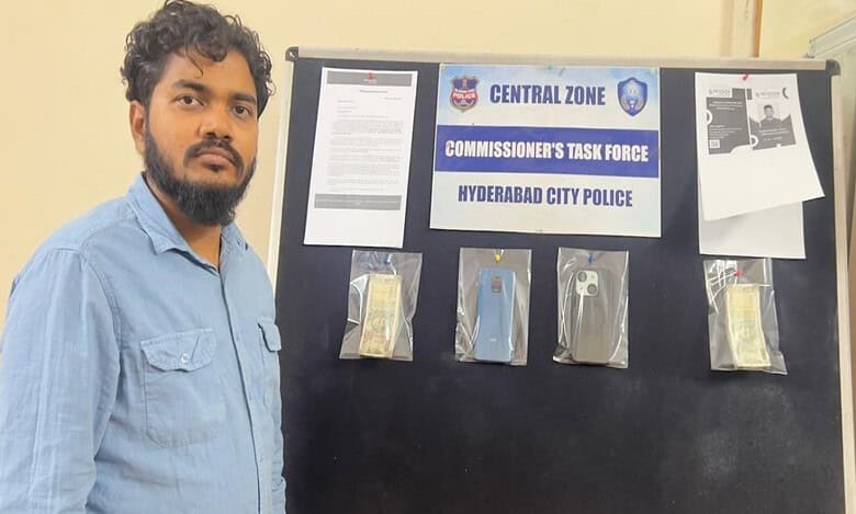 Man held over fake job offers in Hyderabad; cash, phones seized