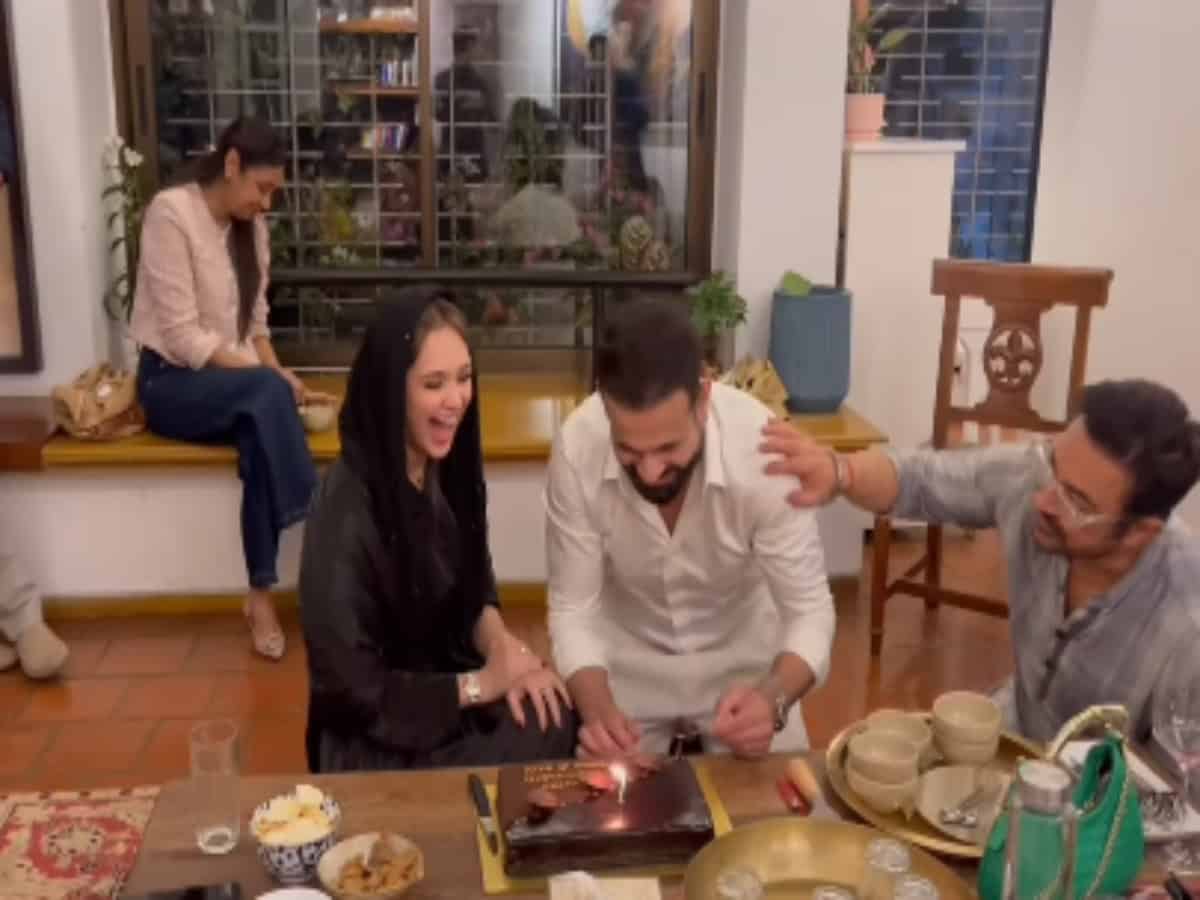 Irfan Pathan, Safa Baig's anniversary party at Aamir Khan's home