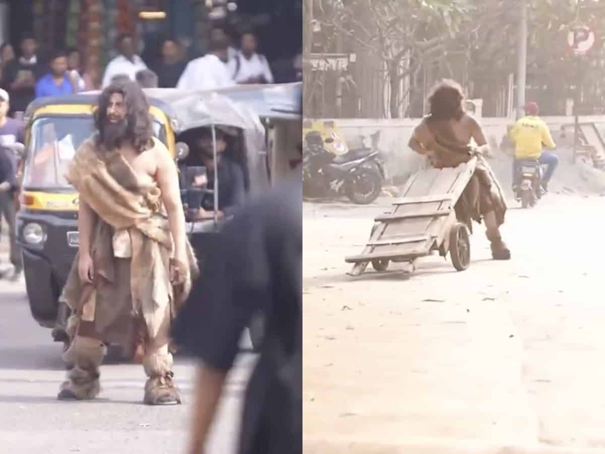 Watch: Aamir Khan roams on roads in torn clothes, messy look