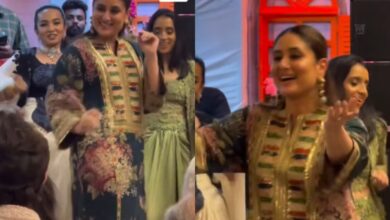 Kareena grooves with brother Aadar Jain, ‘bhabhi’ Alekha on ‘Tareefan’