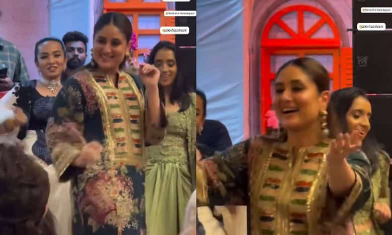 Kareena grooves with brother Aadar Jain, ‘bhabhi’ Alekha on ‘Tareefan’