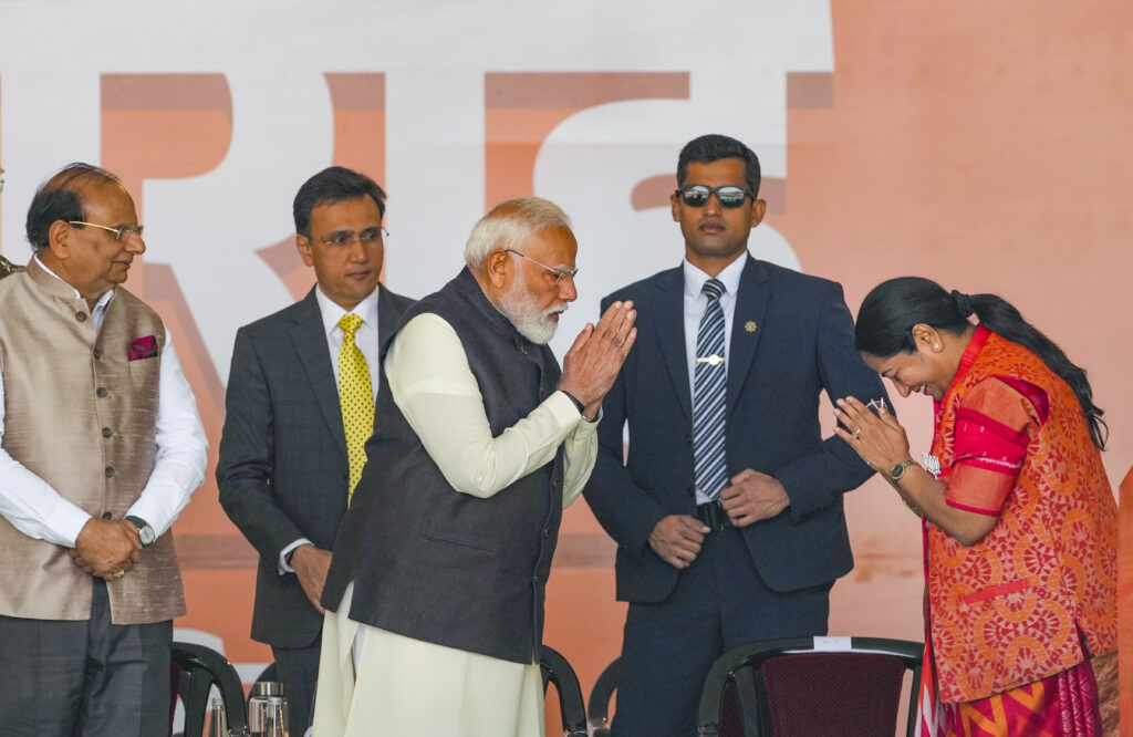 Oath ceremony of Delhi Govt.