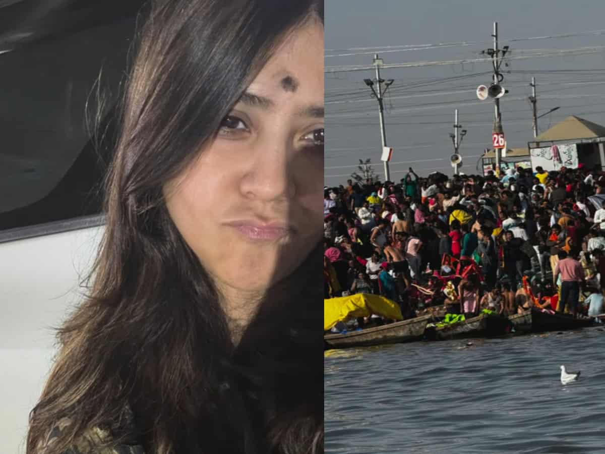 Ektaa Kapoor takes a holy dip at the Maha Kumbh