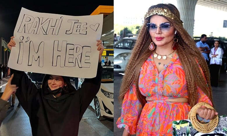 Photo: Hania Aamir goes to pick Rakhi Sawant from Lahore airport