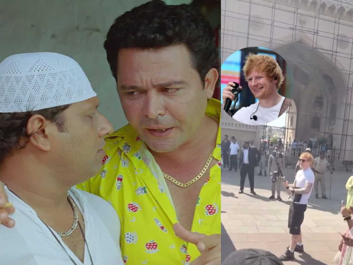 Ed Sheeran at Charminar, Hyderabadis say 'Ismail Bhai, Angrez mil gaya'