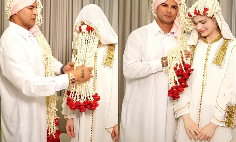Sahil Khan gets married in Nikah after Christian wedding. Watch