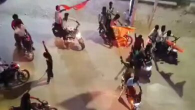 Hyderabad: Tension prevails as group waves swords in front of mosque