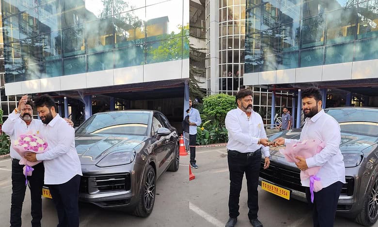 Balakrishna gifts Rs 2 crore Porsche to music director Thaman