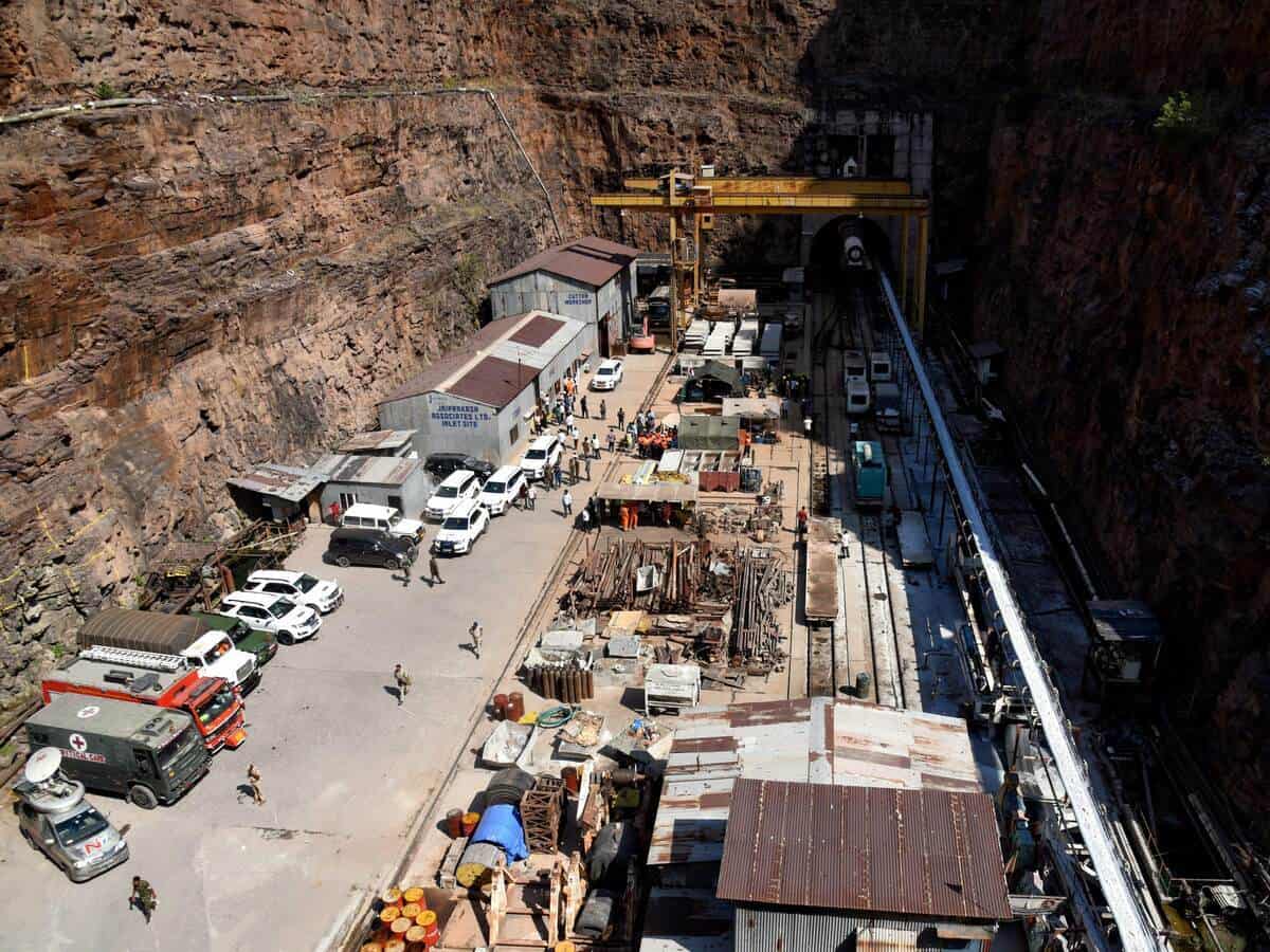 SLBC tunnel collapse Search for trapped workers enters 37th day