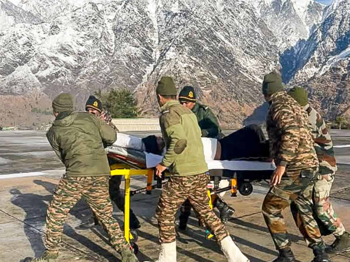 3 injured evacuated to Military Hospital Joshimath