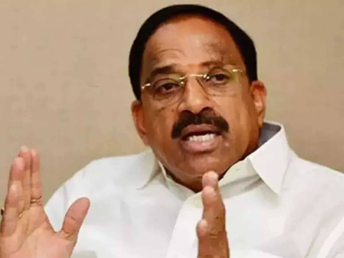 Agriculture minister Tummala Nageswara Rao announces enumeration and compensation for crops damaged due to hail storms.