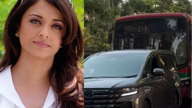 Aishwarya Rai’s luxury car hit by bus, video goes viral