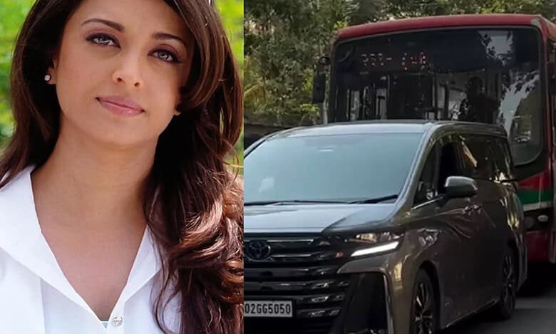 Aishwarya Rai’s luxury car hit by bus, video goes viral
