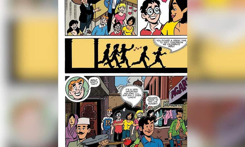 Archie Comic Publications publish about Holi