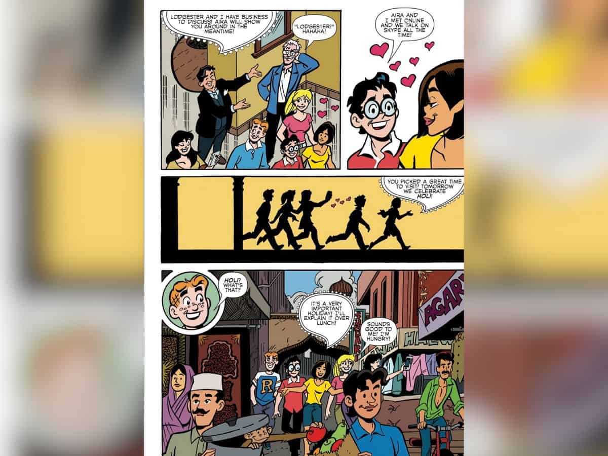 Archie Comic Publications publish about Holi