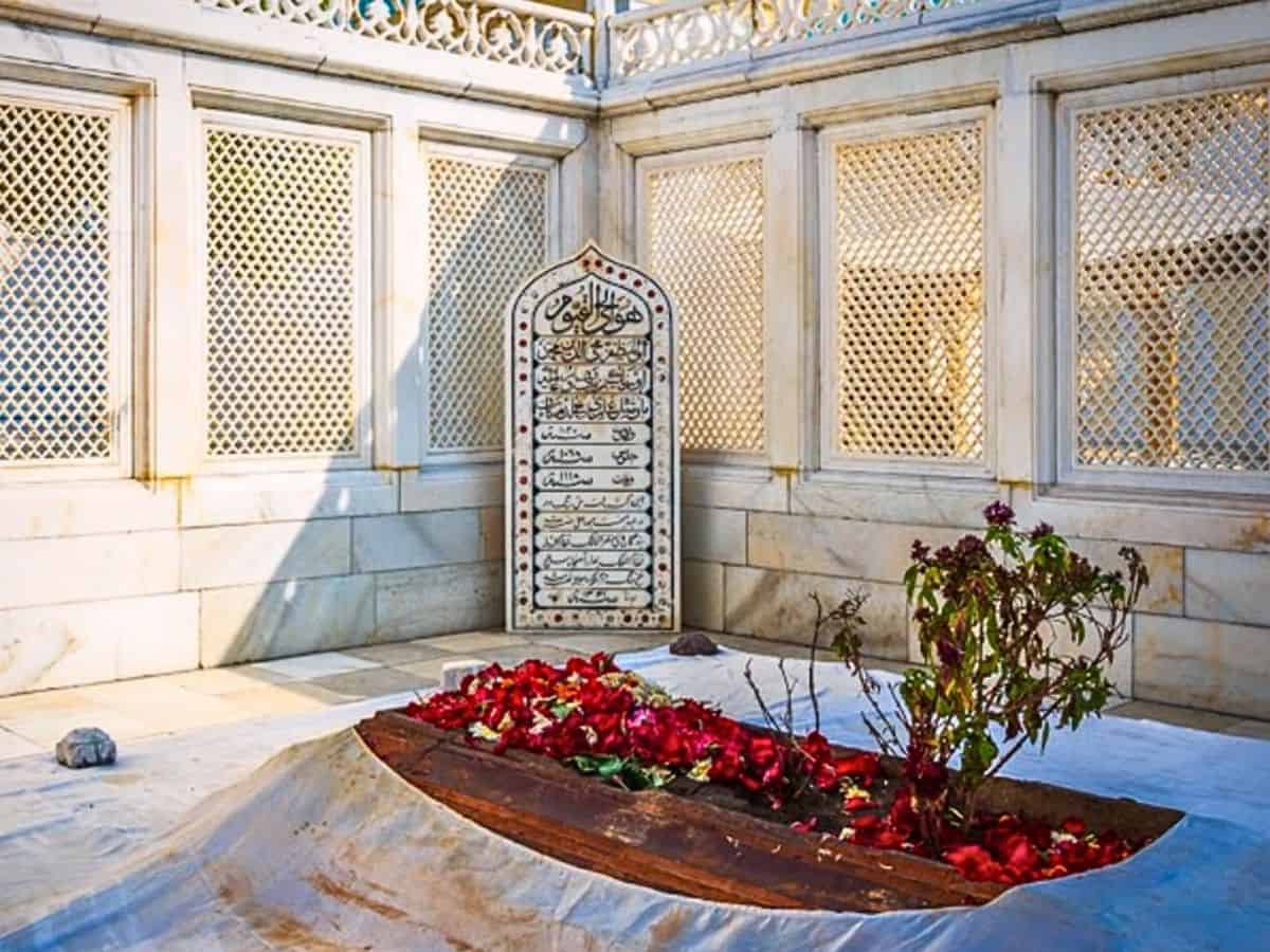 Aurangzeb’s grave in Maharashtra’s Khuldabad.