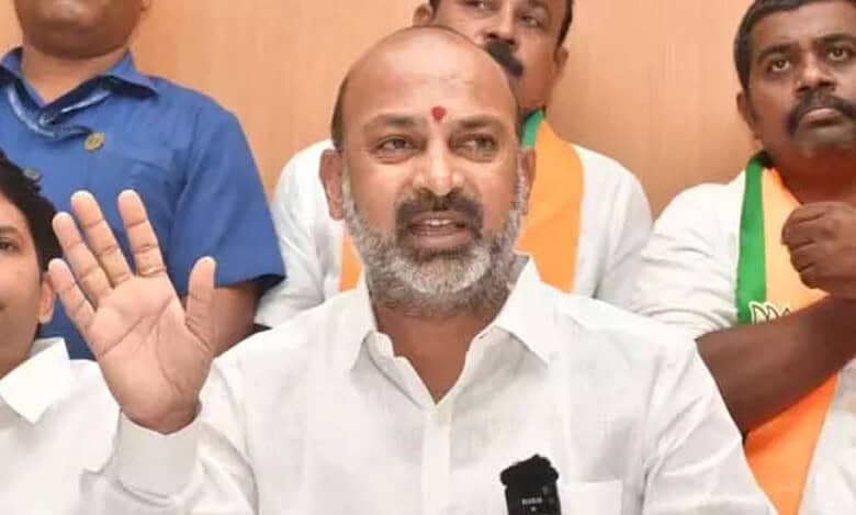 Telangana hostage by 'green mafia', Bandi Sanjay's dig at state govt