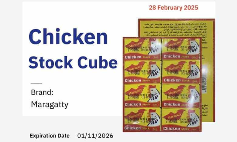 Saudi Arabia recalls chicken stock cubes from market