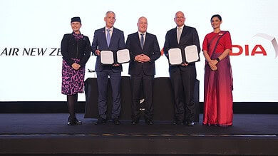 Christopher Luxon in Mumbai