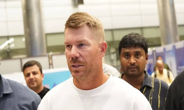 David Warner lands in Hyderabad ahead of 'Robinhood' trailer launch