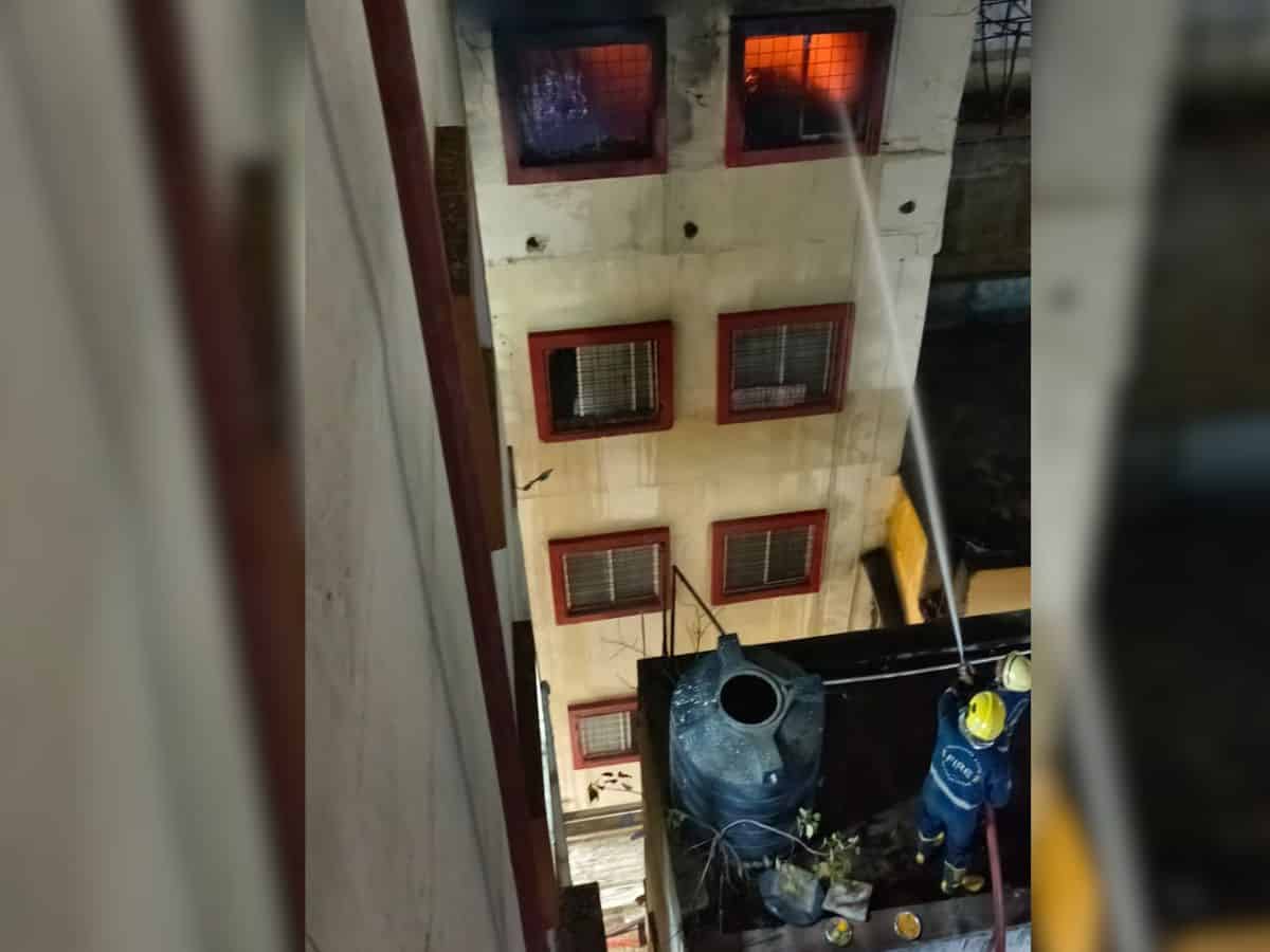 Fire in ghansi bazar