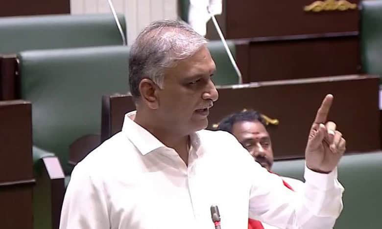 Siddipet MLA T Harish Rao terms Congress' rule as 'most disastrous' and state budget as 'most disappointing' in his speech in the assembly on Friday, March 21.