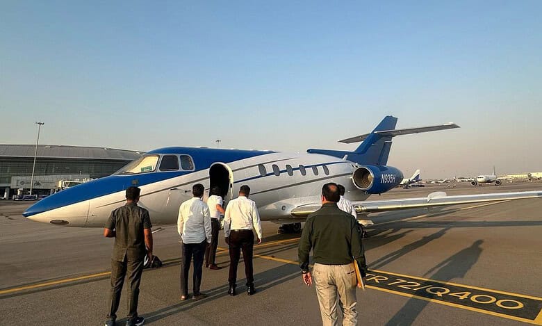 ED seizes private jet linked to Rs 850 cr Falcon scam at Hyderabad airport