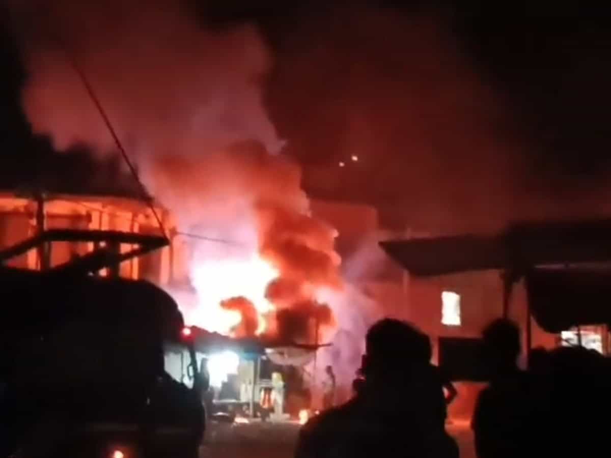 Jharkhand Clash during Holi procession leaves several injured, shops torched