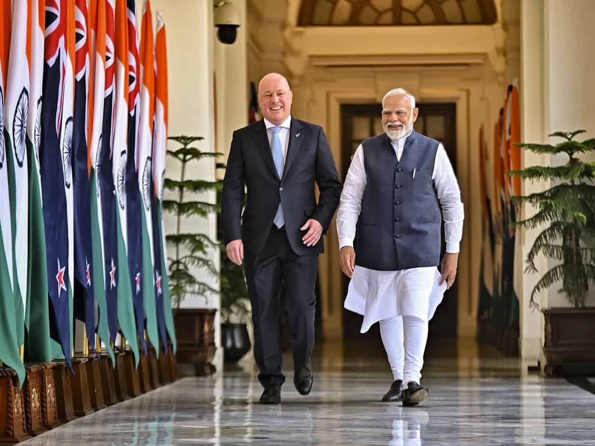 PM Modi meets Christopher Luxon